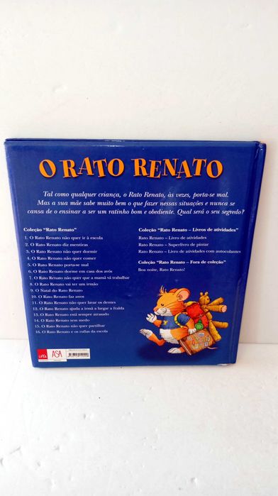 O Rato Renato dorme em casa dos Avós