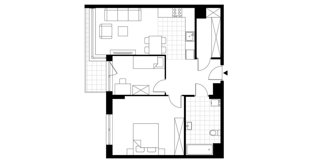 3-pokojowe mieszkanie 64m2 + loggia