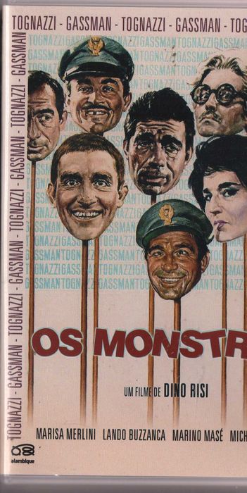 Dvd Os Monstros - comédia - Ugo Tognazzi/ Vittorio Gassman