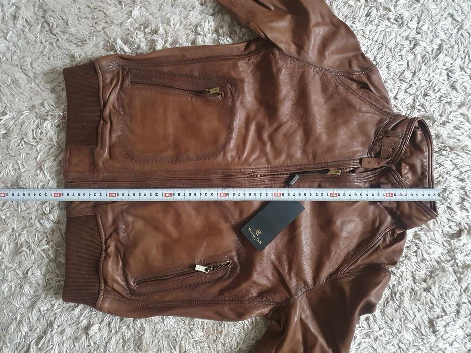kurtka skóra szpanerska MASSIMO DUTTI NOWA cena okazyjna