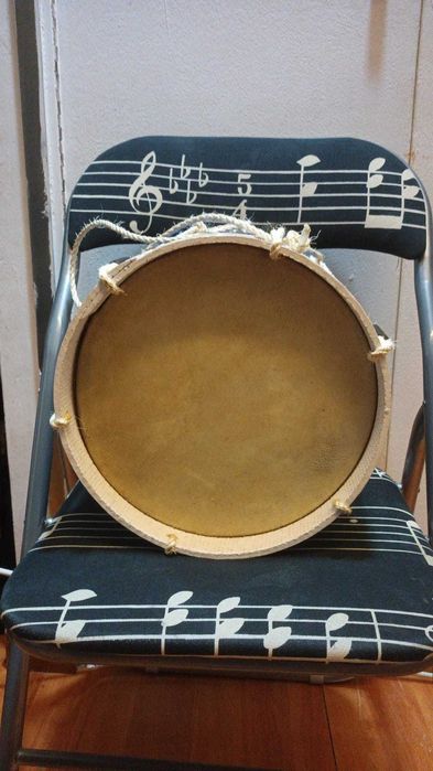 Bombos de Romaria Artesanais  25cm Azul