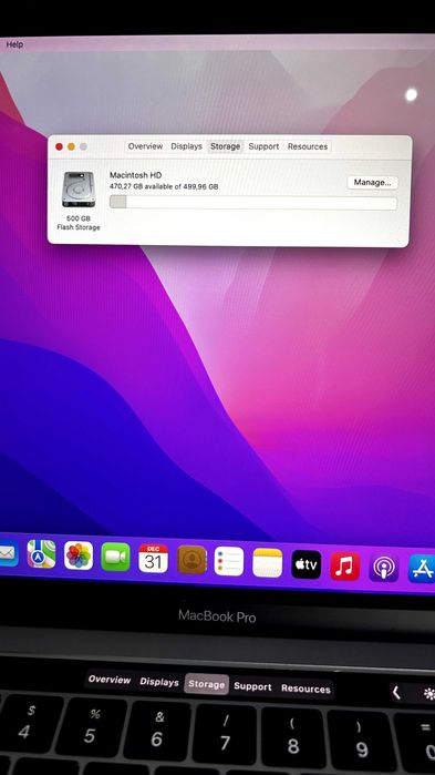 MacBook Pro 2016 13” i5 8Gb 512Gb - Cinzento Espacial
