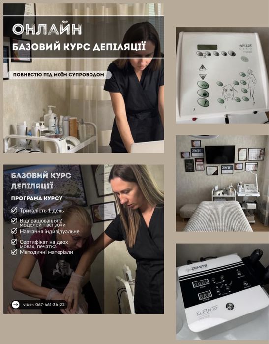 Депіляція навчання он/офлайн Електроепіляція Чоловіча депіляція