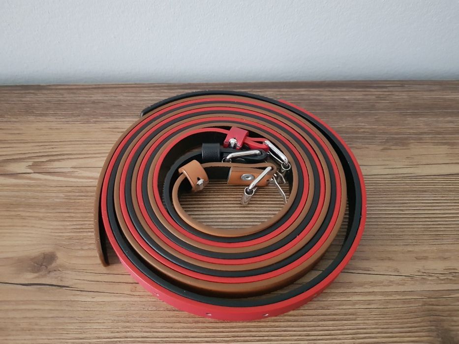 Zestaw 3 pasków skóra eko 105cm