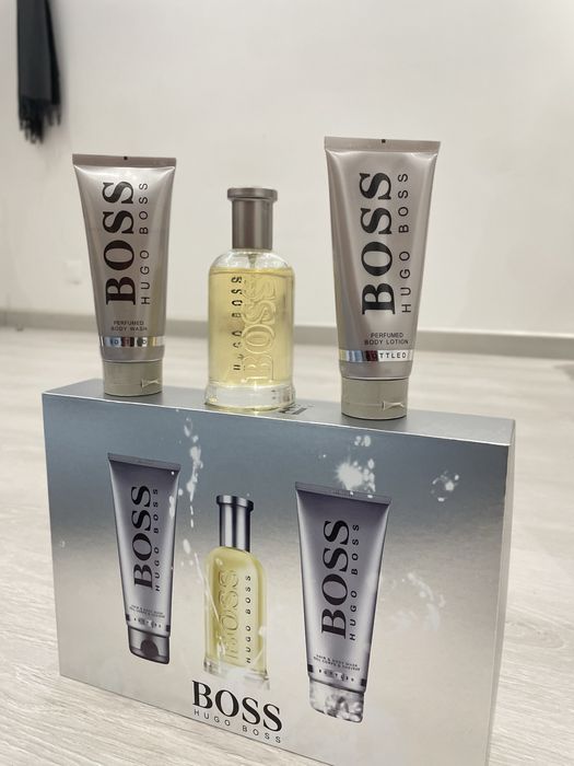 Conjunto Hugo Boss Bottled Original – Perfume + Gel + Loção Corporal