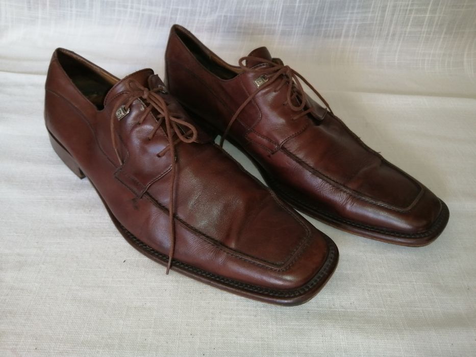 Buty skórzane Gino Rossi r 46 wkł 29,5 cm lakierki