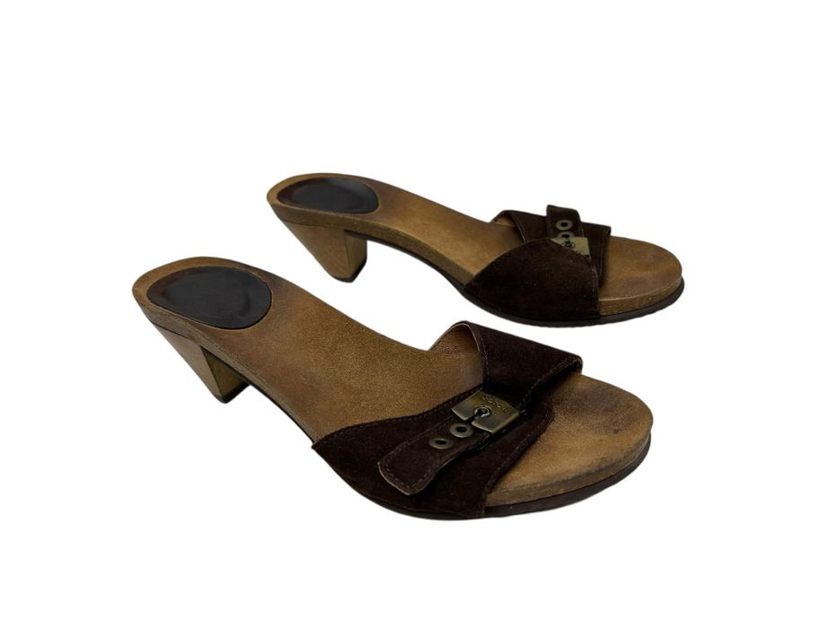 Klapki skorzane School rozmiar 40