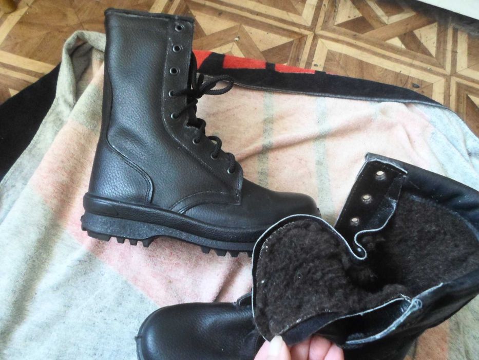 Ботинки шкіра хутро зима