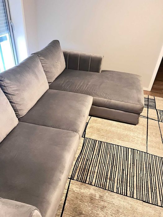 Conjunto Sala de Jantar - Mesa, Cadeiras, Sofá, Movel de Bar, Movel de TV