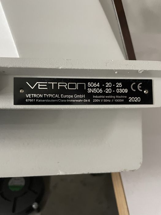 Maquina vectron ultra som confeccao
