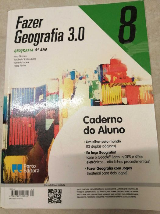 Caderno de atividades "Fazer Geografia  3.0" 8º ano - usado