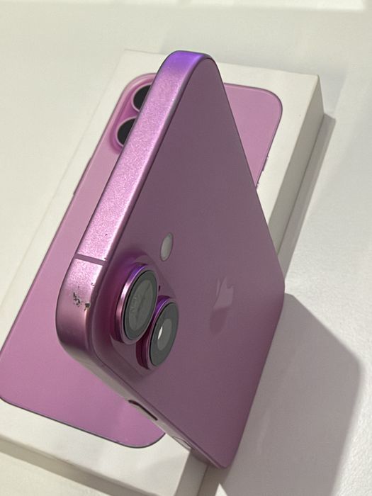 iPhone 16 Różowy, 89% kondycji baterii / GWARANCJA / FAKTURA