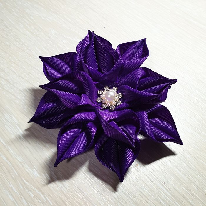 Бантики, заколка ручної роботи