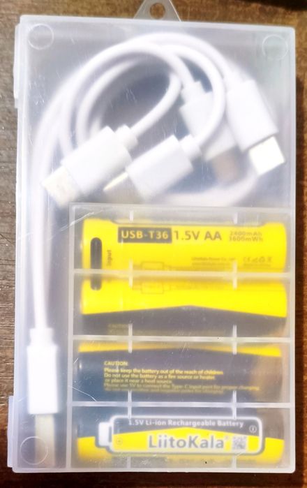 Аккумулятор батарея   Litokala ААА 1000mAч 1,5 В