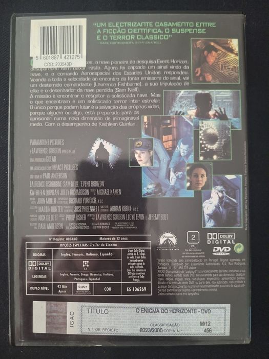 DVD O Enigma do Horizonte.