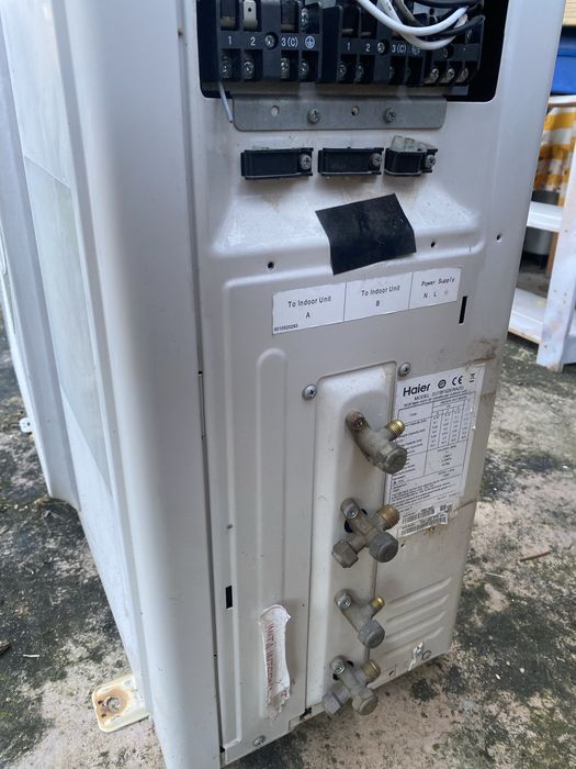 Conjunto Ar Cond Multisplit Haier 09+12