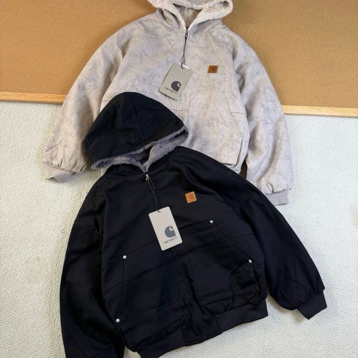 Куртка бомбер Carhartt з хутром/ тепла ккртка кархарт