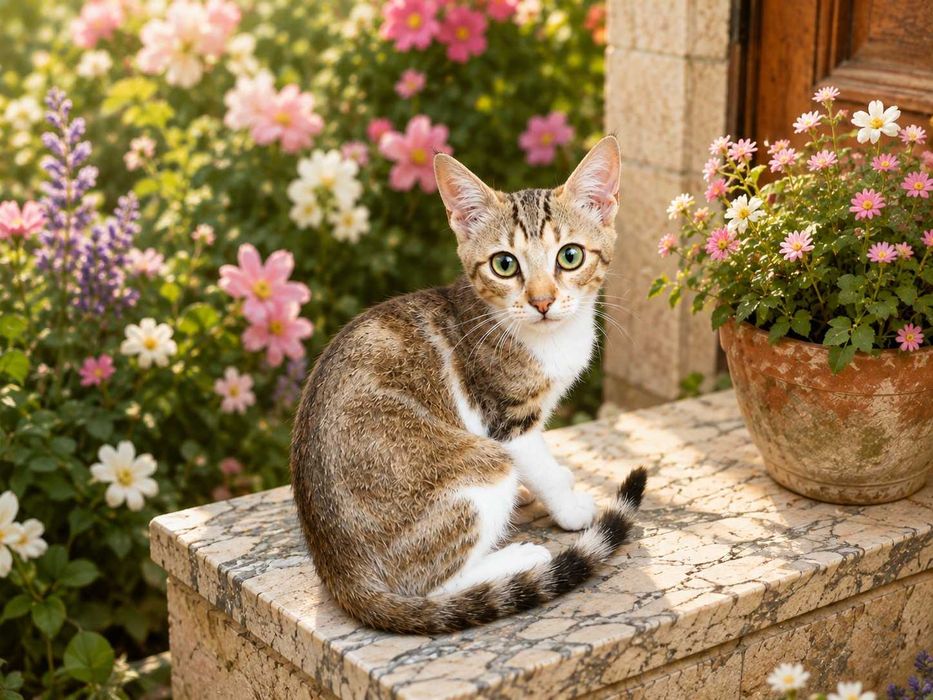 Gata bebé para adoção consciente