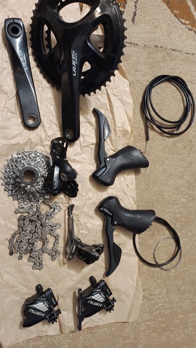 Kompletna grupa Shimano Sora R3000 + zaciski hyd