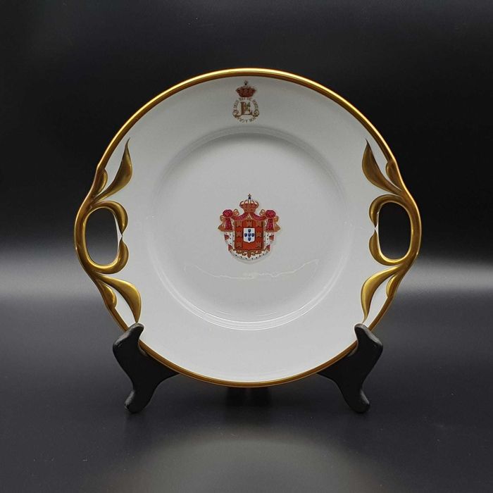 Prato com Armas de Portugal da Vista Alegre