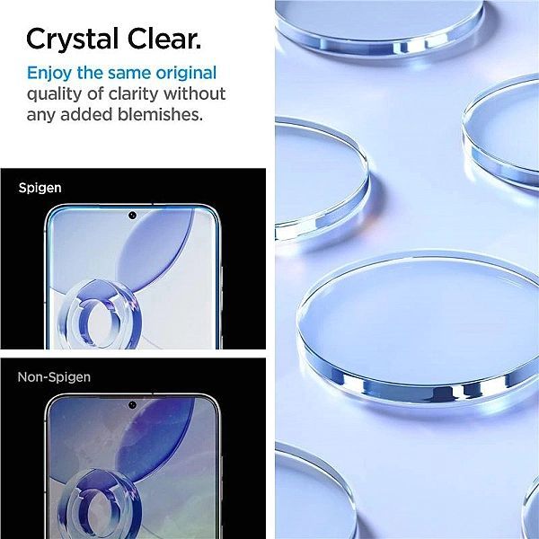 Szkło hartowane Spigen Glas.tR Ez Fit na Samsung Galaxy S23+ - 2 szt.