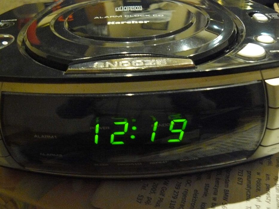 Radiobudzik Karcher z odtwarzaczem CD