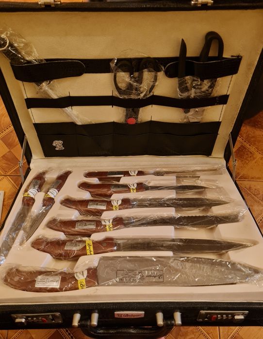 Zestaw noży i sztućców w walizce Bachmayer SLG - NOWY