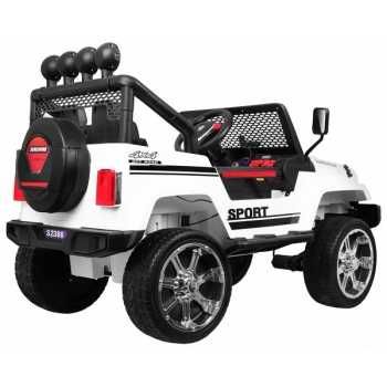JEEP Raptor DRIFTER na akumulator Napęd 4X4 Biały S2388 Pilot