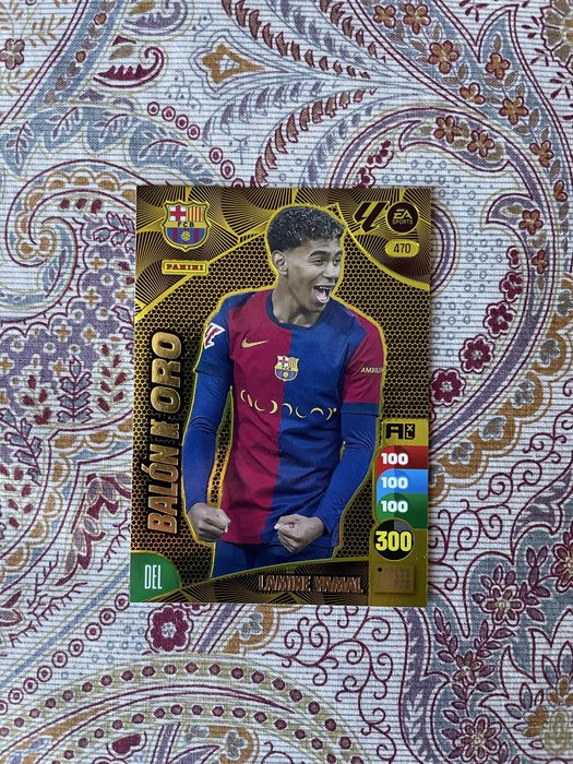 Carta lamine yamal balon d’oro