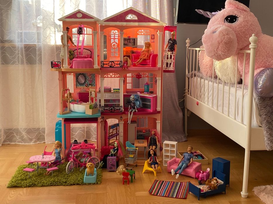 Willa dom domek Barbie i akcesoria - full
