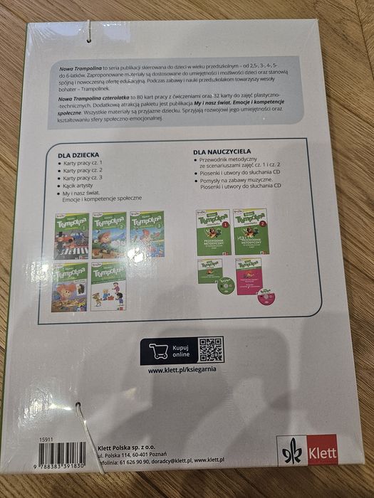 Nowa Trampolina Czterolatka.  Pakiet nowy, zafoliowany