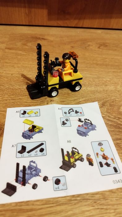 Klocki wózek widłowy