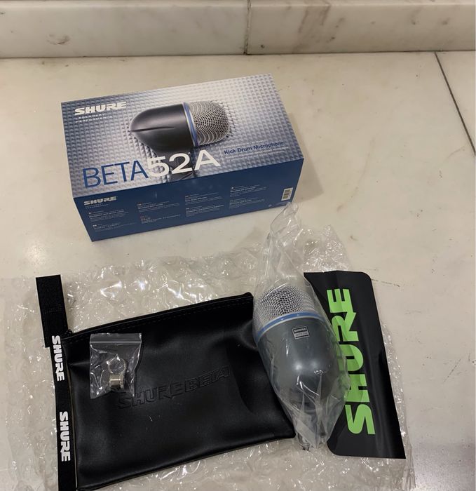 Shure Beta 52A — Microfone Profissional para Bombo