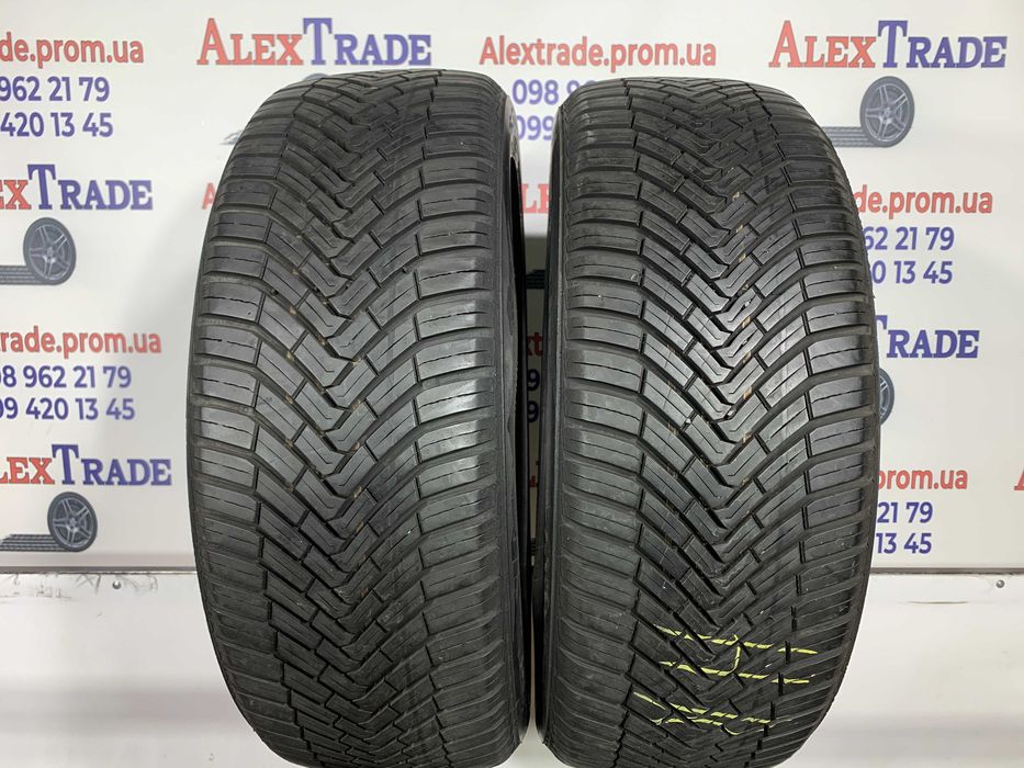 2 шт. 205/50 R17 Continental AllSeasonContact шини вживані, протектор 7,5 мм