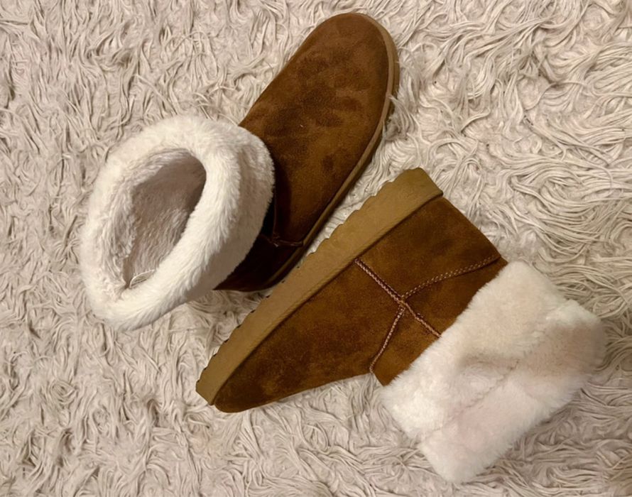 Botki śniegowce PRIMARK Kolor camel Rozmiar 39 jak ugg