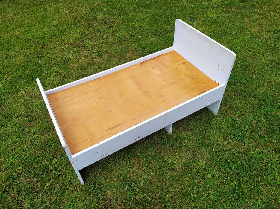 Кровать 103х60 см детская IKEA с матрасом (кокосовая стружка) 100х58х5