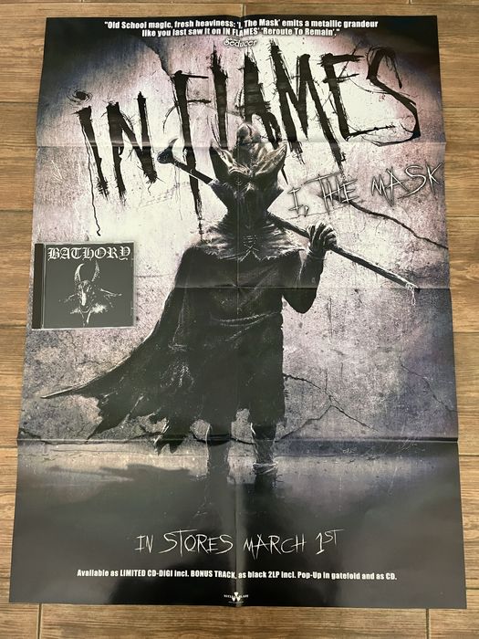 Poster In Flames - I, The Mask - Original Nuclear Blast