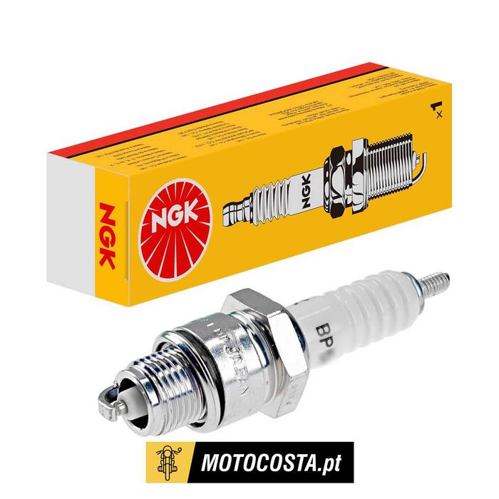 Vela de ignição NGK BP8HS-10 para moto 2 e 4 tempos