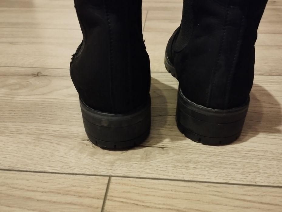 Botki damskie skórzane 36 kornecki