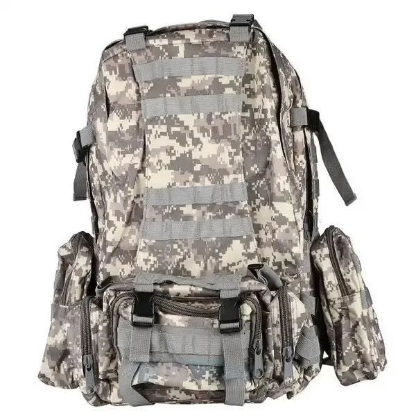 Хакі Рюкзак тактичний з підсумками Eagle B08 55 літр