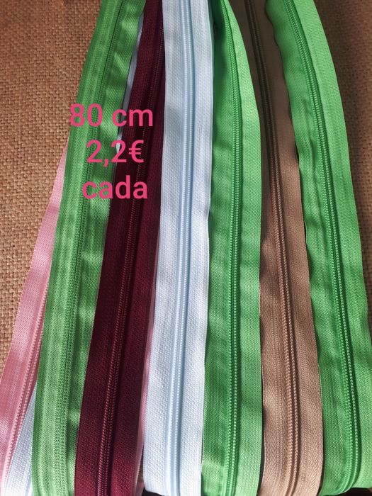 Fechos de vários tamanhos ver fotos