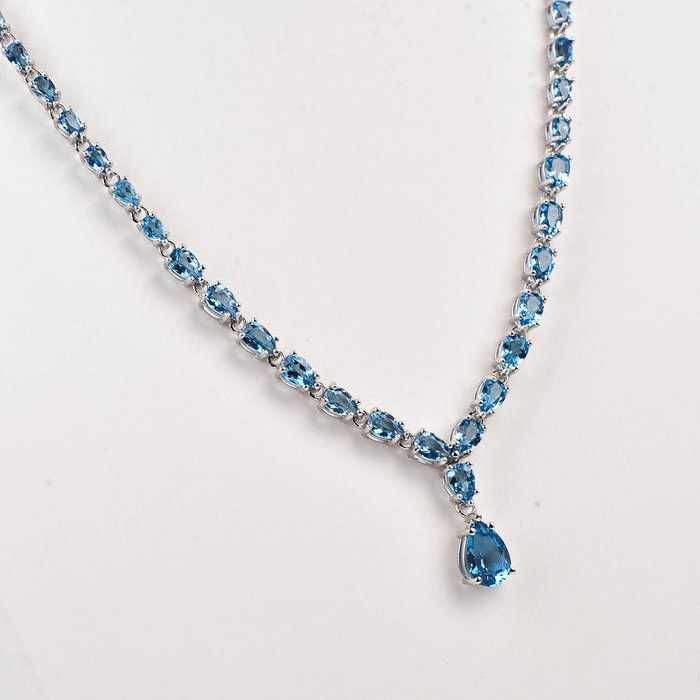 Colar Prata - Topázio - Certificado