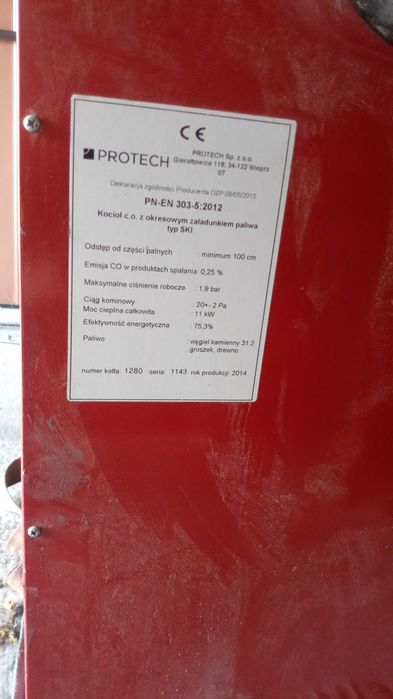 Piec protec 11kw