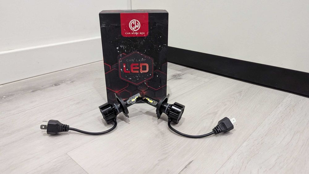LED лампи H4 CAR WORK BOX 6500K 16000 лм ближнє дальнє
