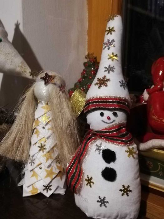 Bawełniany bałwanek.