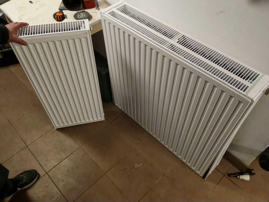 duży i mały grzejnik