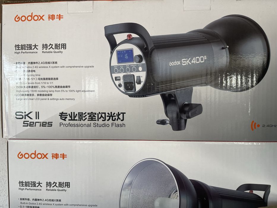 Cabeças Flash Godox SK400