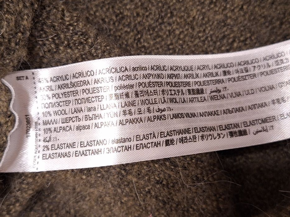 Mango sweter z wełną z alpaki  40 42