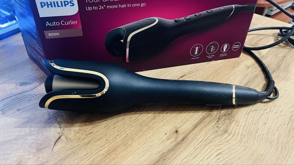 Автостайлер Philips Auto Curler 8000 BHB876/00 — майже новий
