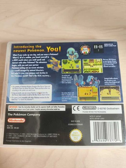 Pokémon Mystery Dungeon - Blue Rescue Team [jogo e caixa]